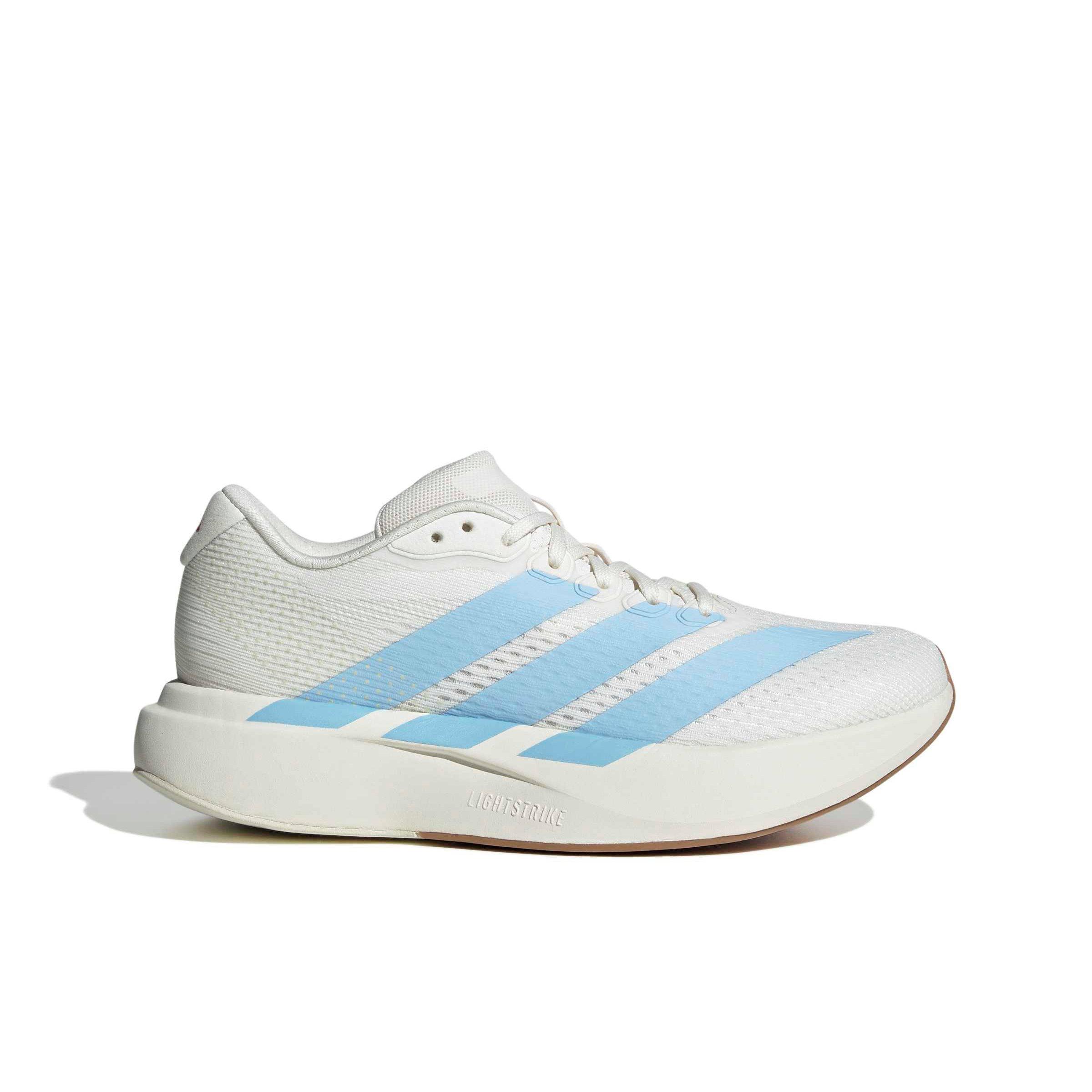adidas Adizero Pacer "Core White/Clear Sky/Pure Ruby" Women's Running Shoe - WHITE/SKY/RUBY